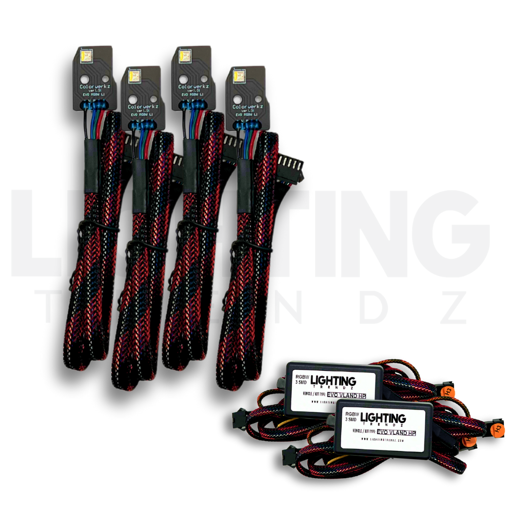 2008-2017 MITSUBISHI EVO VLAND HP RGBW DRL